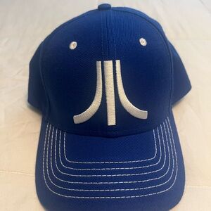 Blue Atari Logo Baseball Cap NWOT